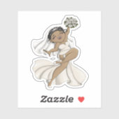 Happy Bride 11 Sticker (Vel)