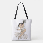 Happy Bride 11 Tote Bag (Achterkant)