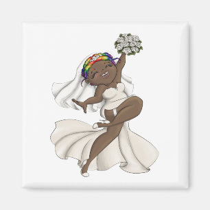 Happy Bride 13 Magneet