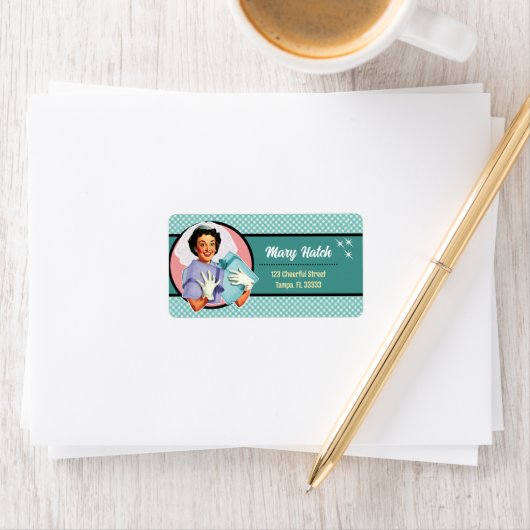 Happy Bride Adresetiketten Etiket (Insitu)