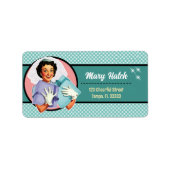 Happy Bride Adresetiketten Etiket (Voorkant)