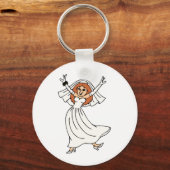 Happy Bride op huwelijksdag Sleutelhanger (Voorkant)