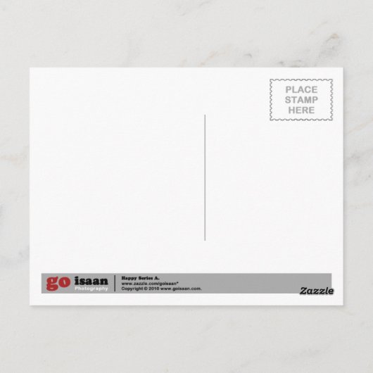 Happy Briefkaart (Achterkant)