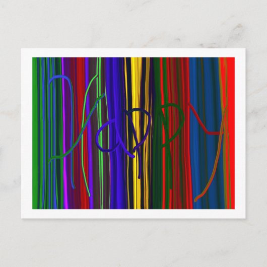 Happy ~ Briefkaart (Voorkant)