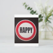 Happy Briefkaart (Staand voorkant)
