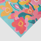 Happy Bright Flowers Decoupage Tissue Paper Tissuepapier (Detail)