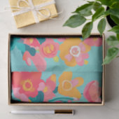 Happy Bright Flowers Decoupage Tissue Paper Tissuepapier (Geschenk)