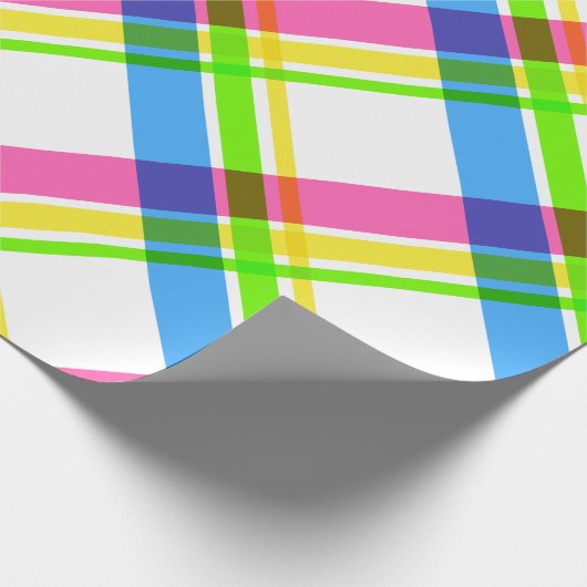 Happy & Bright Plaid inpakpapier (Hoek)