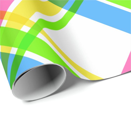 Happy & Bright Plaid inpakpapier (Rol Hoek)