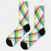 Happy & Bright Plaid Sokken (Links)