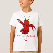 Happy Bright Red Lobster I Love Rehoboth Beach DE
