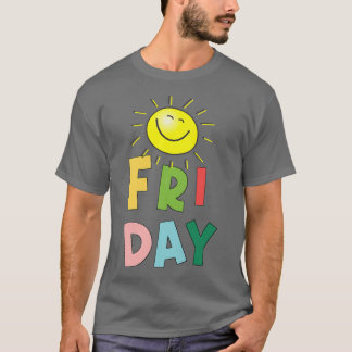 Happy Bright Sunny Vrijdag T-shirt