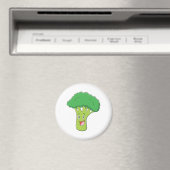 Happy Broccoli Vegetable Smiling Magneet (Insitu (Vaatwasser))