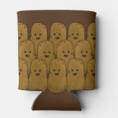 Happy Brown Funny Potaten in een groep Blikjeskoeler (Achterkant)