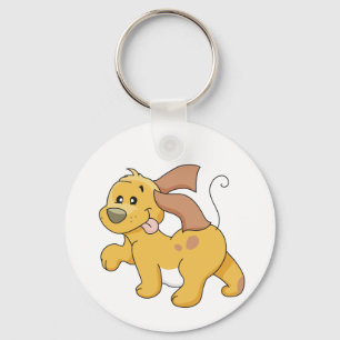 Happy Brown Hond Tshirts en Geschenken Sleutelhanger