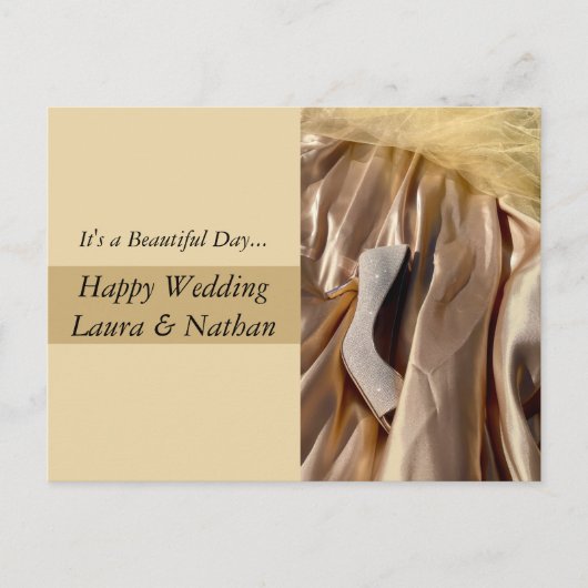 Happy bruiloft Briefkaart (Voorkant)