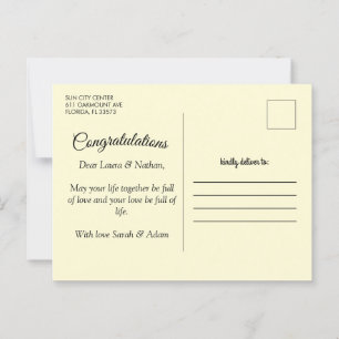Happy bruiloft Briefkaart