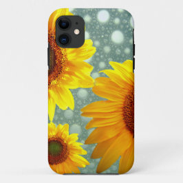 Happy Bubble Sunflower iPhone 11 Hoesje