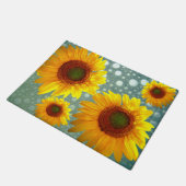 Happy Bubble Sunflower Deurmat (Schuin)