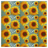 Happy Bubble Sunflower Stof (Swatch)