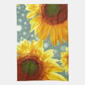 Happy Bubble Sunflower Theedoek (Verticaal)