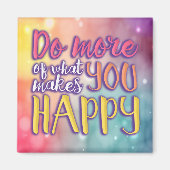 Happy Bubbly Quote Magnet (Voorkant)
