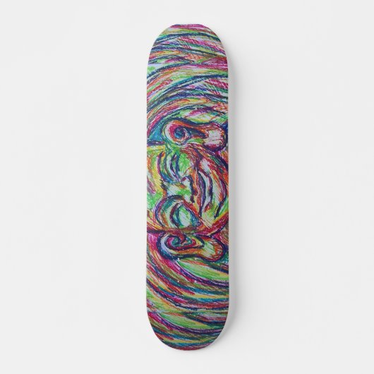 Happy Buddha Board Persoonlijk Skateboard (Voorkant)