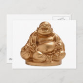 Happy Buddha Briefkaart (Voorkant / Achterkant)