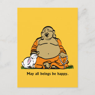 HAPPY BUDDHA BRIEFKAART