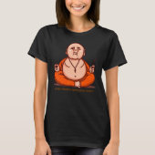 Happy Buddha Loving Kindness Metta Blessing Prayer T-shirt (Voorkant)