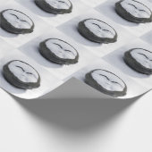 Happy Buddha met sneeuwliefhebber Cadeaupapier (Hoek)