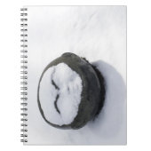Happy Buddha met sneeuwliefhebber Notitieboek (Voorkant)