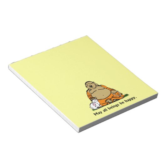 HAPPY BUDDHA NOTITIEBLOK (Schuin)