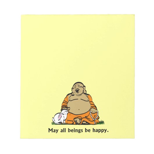 HAPPY BUDDHA NOTITIEBLOK (Voorkant)