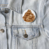 Happy Buddha Ronde Button 5,7 Cm (In situ)