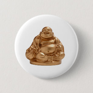 Happy Buddha Ronde Button 5,7 Cm
