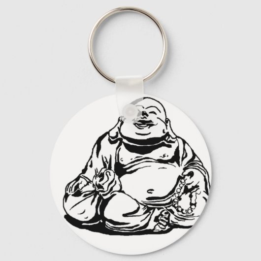 Happy Buddha Sleutelhanger (Voorkant)