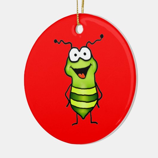 Happy Bug Keramisch Ornament (Links)