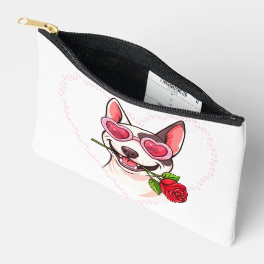 Happy bull terrier etui (Open)