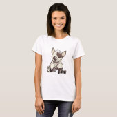 Happy Bull Terrier T-shirt (Voorkant volledig)