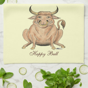 Happy Bull Theedoek