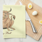 Happy Bull Theedoek (Quarter Fold)