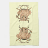 Happy Bull Theedoek (Verticaal)