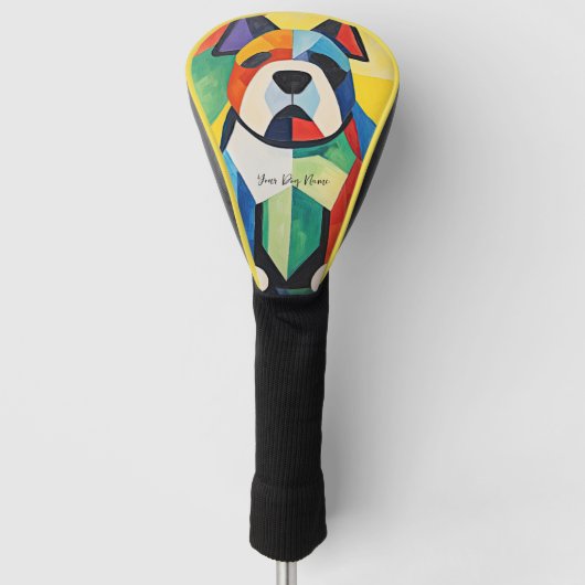 Happy Bulldog 02 - Kaori Golfheadcover (Voorkant)