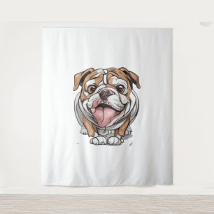 Happy Bulldog Wandkleed