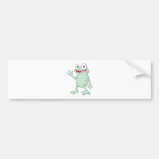 Happy Bullfrog Bumpersticker (Voorkant)