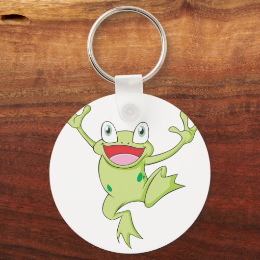 Happy Bullfrog Sleutelhanger (Voorkant)