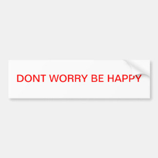 HAPPY BUMPERSTICKER