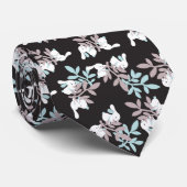 Happy Bunnies en Floral Graden Pattern Stropdas (Opgerold)