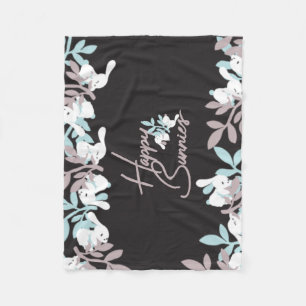 Happy Bunnies Fleece Deken